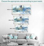 Modern Abstract Canvas Wall Art - 20"x40