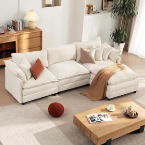 Vesgantti 274cm Cloud Sofa with Ottoman