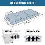 H.VERSAILTEX Super Stretch Sofa Cushion Covers - 3 Piece