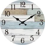 Coastal Design 8 Inch Silent Wall Clock