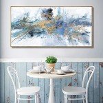 Modern Abstract Canvas Wall Art - 20"x40