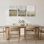 Jesus Scripture Floral Canvas Wall Art 12"x16