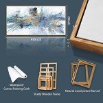 Modern Abstract Canvas Wall Art - 20"x40