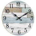 Coastal Design 8 Inch Silent Wall Clock