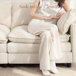 Vesgantti 274cm Cloud Sofa with Ottoman