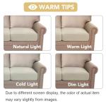 H.VERSAILTEX Super Stretch Sofa Cushion Covers - 3 Piece