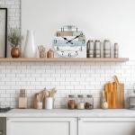 Coastal Design 8 Inch Silent Wall Clock