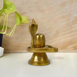 Brass Shivling Statue for Puja and Gifting