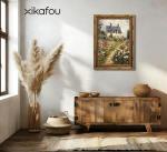 3D Textured Vintage Floral Wall Art Print