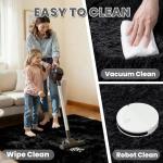 Ultra Soft 6x9 Black Shag Area Rug