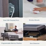 LUCID L300 Full Adjustable Bed Frame with Remote