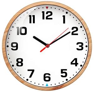 Silent Battery Operated 9-Inch Wall Clock
