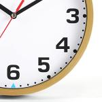 Silent Battery Operated 9-Inch Wall Clock