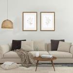 Floral Wall Art Set of 2 - Vintage Decor