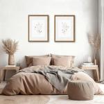 Floral Wall Art Set of 2 - Vintage Decor