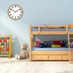 Silent Battery Operated 9-Inch Wall Clock