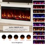 Lemberi Modern Fireplace TV Stand with Storage