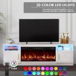 Lemberi Modern Fireplace TV Stand with Storage
