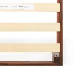Mellow 12" Solid Wood King Bed Frame, Espresso