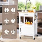 Giantex Rolling Kitchen Island Cart with Storage