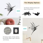 Unique 3D Metal Hummingbird Wall Art for Any Space