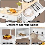 Giantex Rolling Kitchen Island Cart with Storage