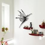 Unique 3D Metal Hummingbird Wall Art for Any Space