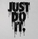 Benziso Just Do It Inspirational Metal Wall Art