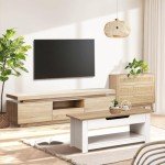 Lift-Top Wooden Coffee Table with Hidden Storage