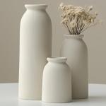 Set of 3 Modern Boho Ceramic Flower Vases