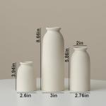 Set of 3 Modern Boho Ceramic Flower Vases