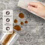 5x7 Grey Washable Area Rug for Living Spaces