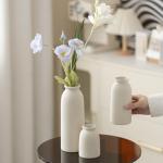 Set of 3 Modern Boho Ceramic Flower Vases