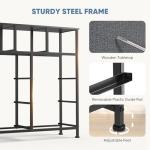 DUMOS 9-Drawer Bedroom Dresser with Wood Top