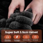 KKL 85" Black Modular Cloud Sofa Bed