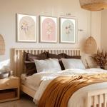 Botanical Wall Art Set of 3 - Vintage Prints