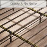 King Bed Frame with Storage Headboard and Charger