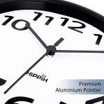 2 Pack Silent Non-Ticking Wall Clocks, 10 Inch