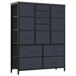 Jojoka 15-Drawer Fabric Dresser – Vertical Storage Chest