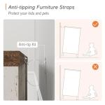 WAMPAT 2-Piece Antique White Bedroom Set