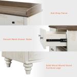 WAMPAT 2-Piece Antique White Bedroom Set