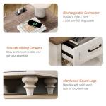 WAMPAT 2-Piece Antique White Bedroom Set