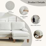 110" U-Shape Sectional Sofa with Double Chaises