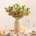 Large Rustic Ceramic Flower Vase for Home Decor