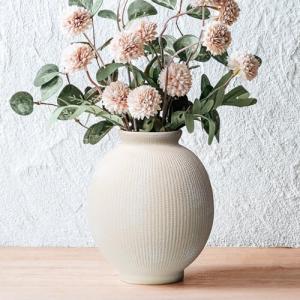 Rustic Boho Ceramic Flower Vase for Home Decor