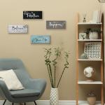 4-Pc Rustic Motivational Wall Decor Set