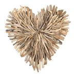 Driftwood Heart Shaped Wall Decor by Creative Co-Op