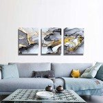 Black and White Abstract Wall Art Set of 3