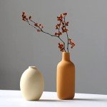 Minimalist 3-Piece Ceramic Vase Set for Home