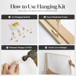 Large Cozy Cat Wall Art in Neutral & Green